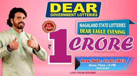 NAGALAND STATE LOTTERIES DEAR EAGLE .